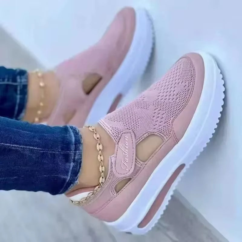 Shoes Womens Sneakers Female Casual Shoes Summer New Breathable Mesh Ladies Sport Shoes Vulcanized Women Platform Sandals 2024